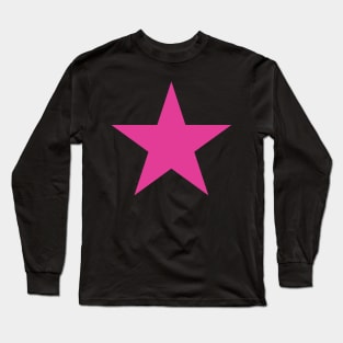 Pink star Long Sleeve T-Shirt